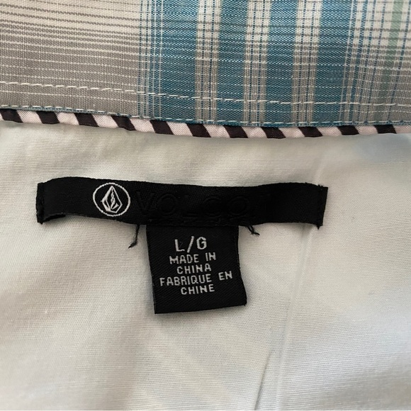 Volcom Stone Plaid Button-Up Men's Shirt Lg - Picture 7 of 8